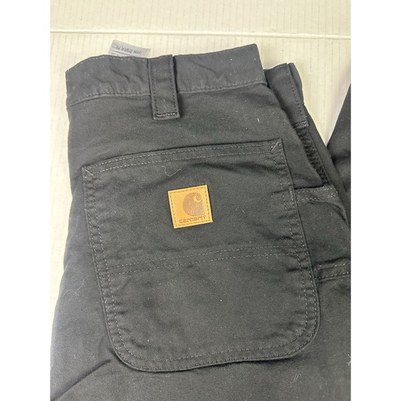 NWT Carhartt B151 BLK Pants Men's 34x36 Black Loose Original Fit Carpenter Work - Picture 2 of 7